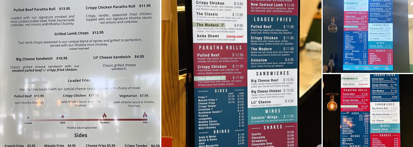 Khokha Menu