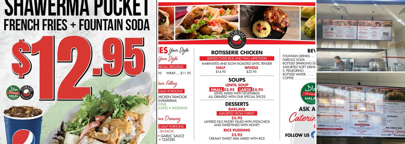 Torshi - Mediterranean Grill Menu