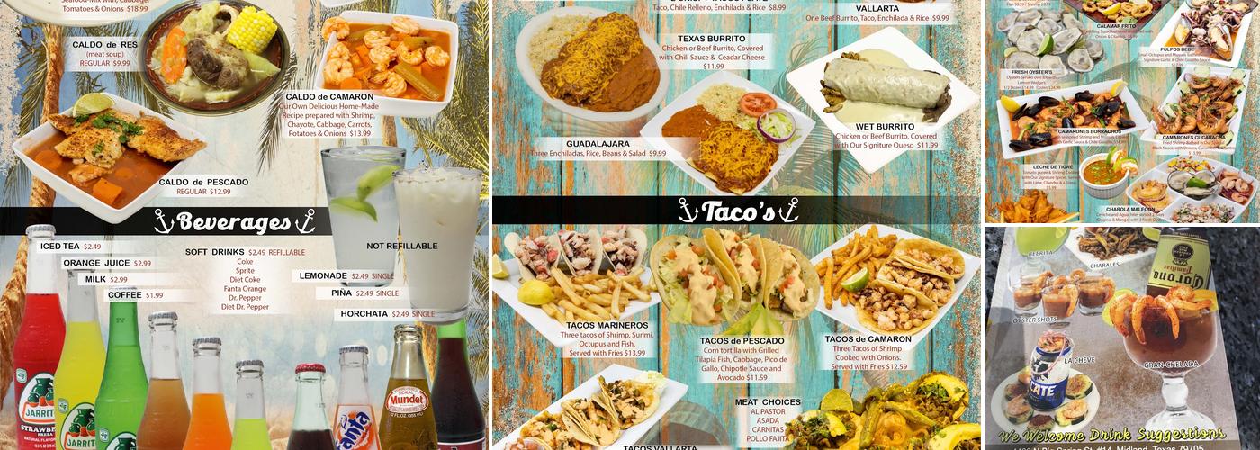 El Malecon Mariscos & Bar Menu