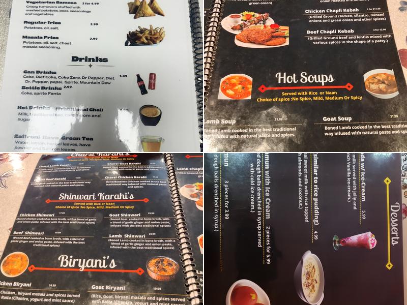 HABIBI GRILL Menu