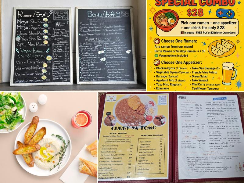 Menya Kanemaru Golden Ramen Menu