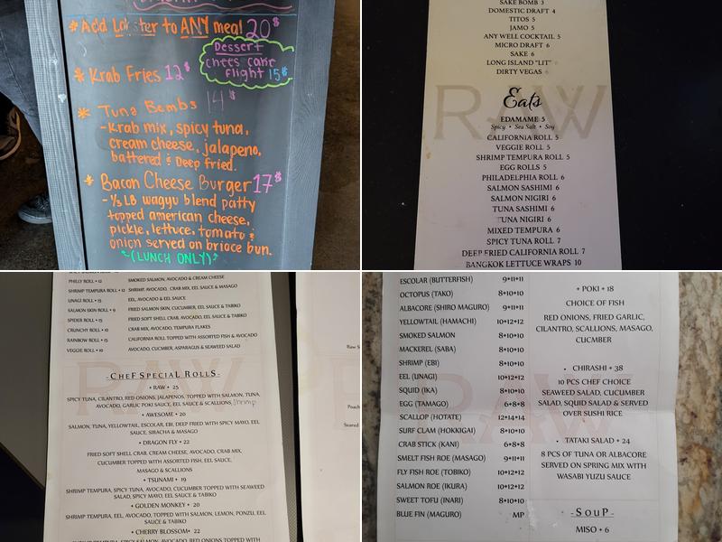 RAW Menu