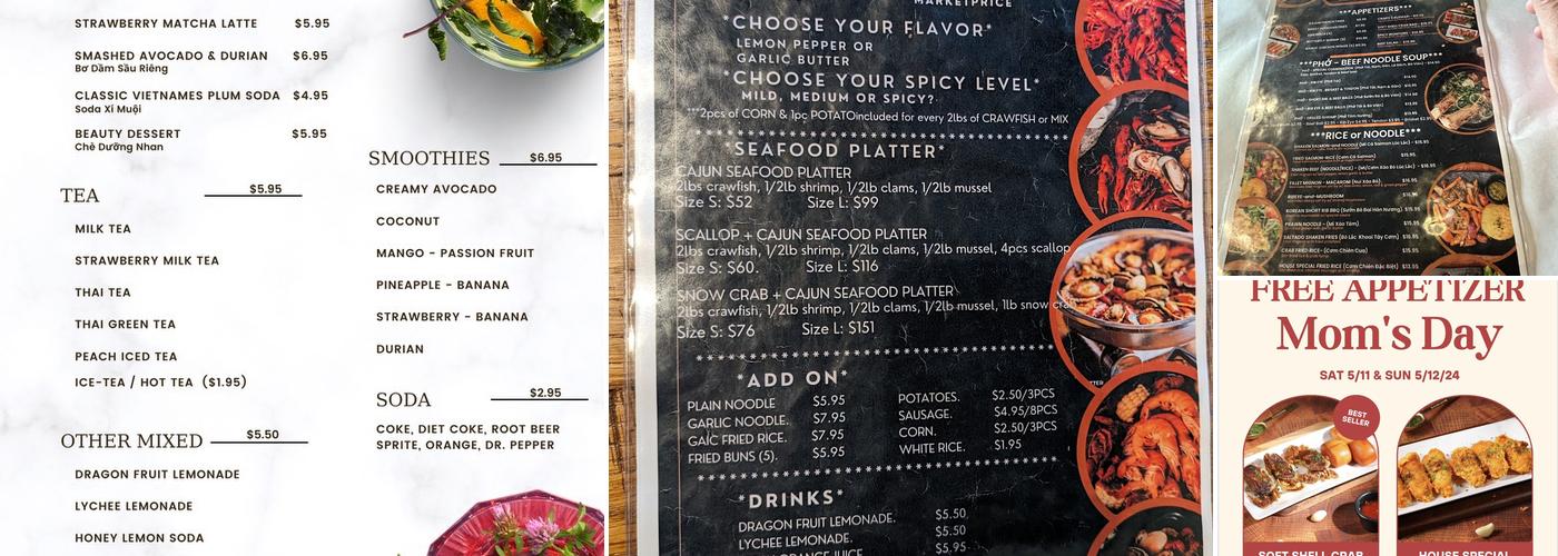 HOT STONE PHO - Fountain Valley Menu