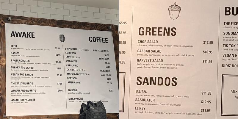 Trailhead Menu