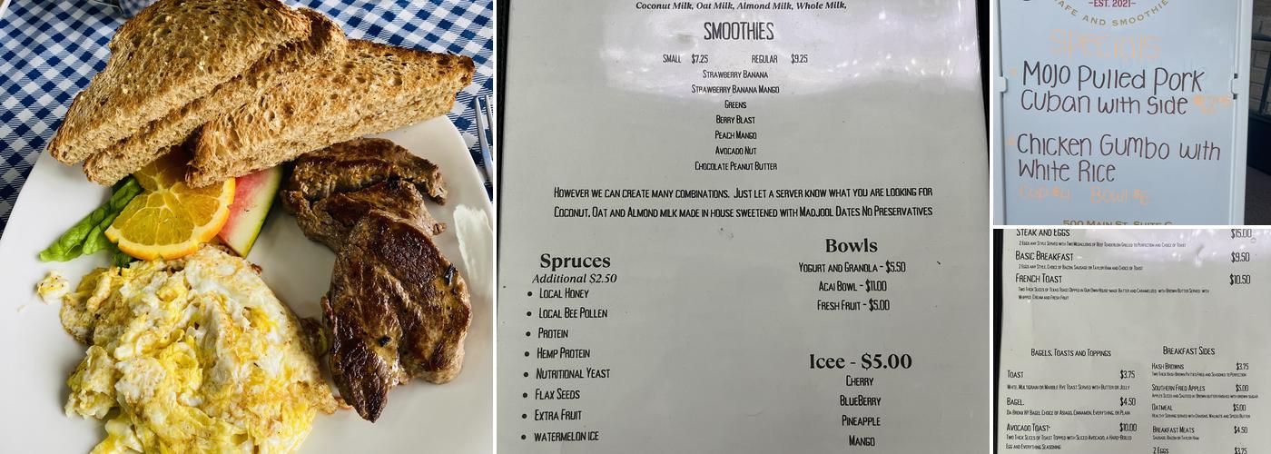 Maggie's Cafe and Smoothies Menu