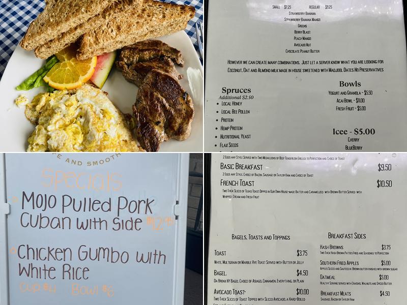 Maggie's Cafe and Smoothies Menu