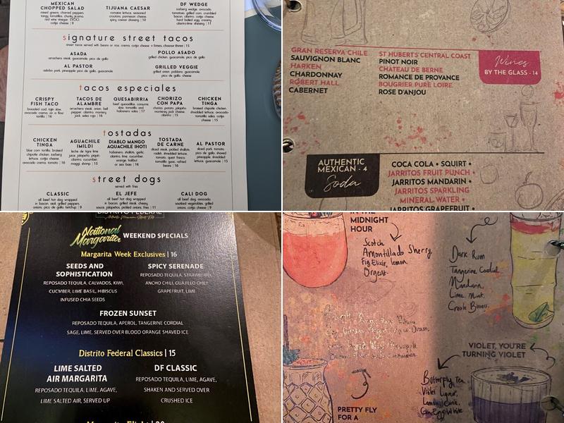 Distrito Federal Menu