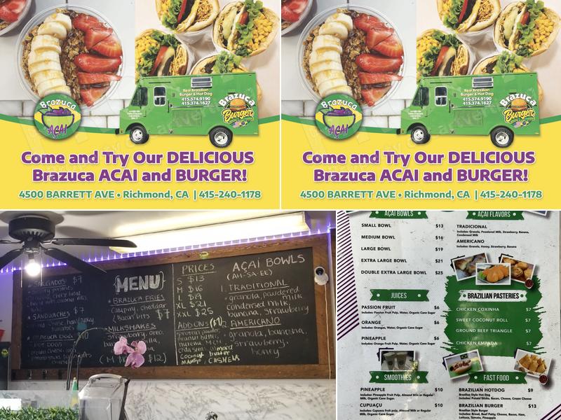 Brazuca Açaí Menu
