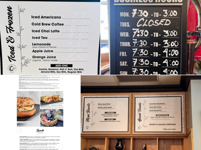 Carp Moon Cafe Menu