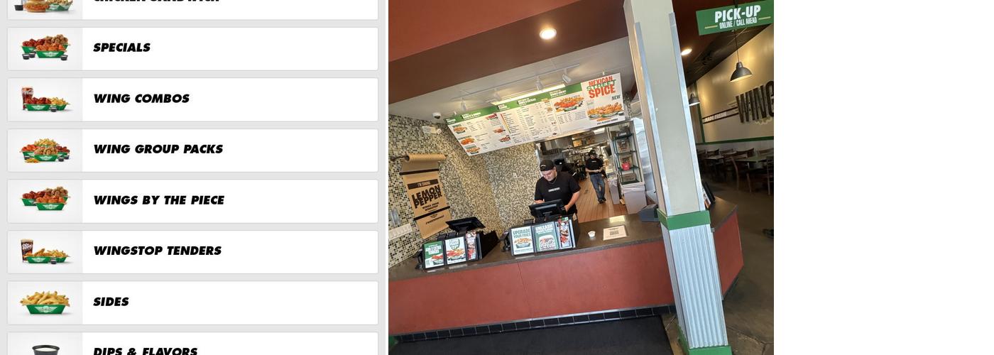 Wingstop Menu