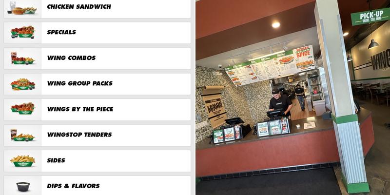 Wingstop Menu