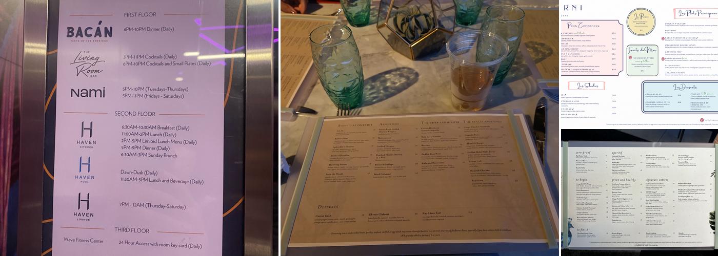 HAVEN Kitchen Menu