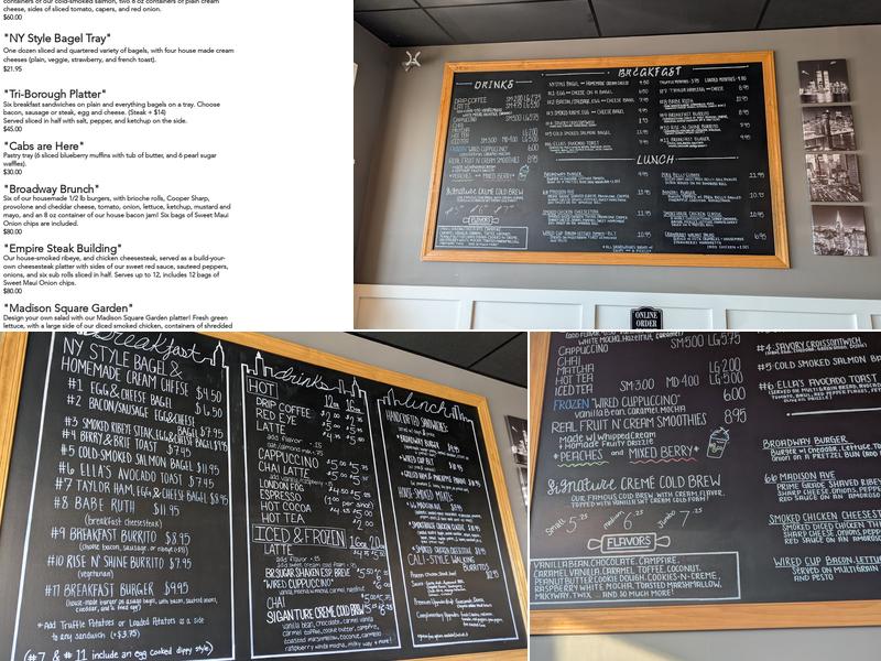 Wired Cup Cafe Menu