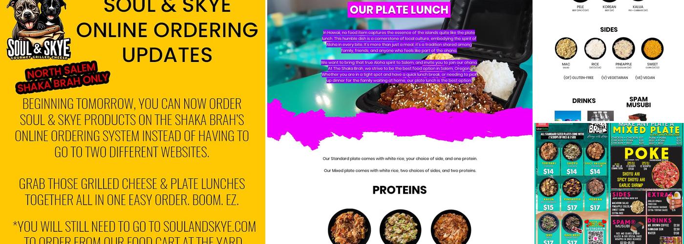 The Shaka Brah Cafe & Catering (North) Menu