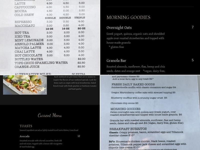 The Porch at Laurel Menu