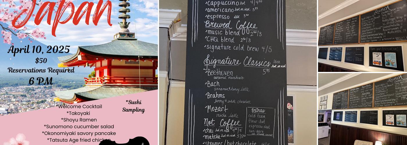 Music for your Mouth Menu