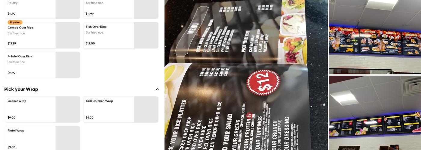 Halal Munchies Menu