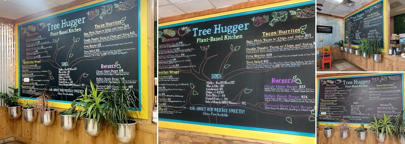 Tree Hugger Kitchen Menu