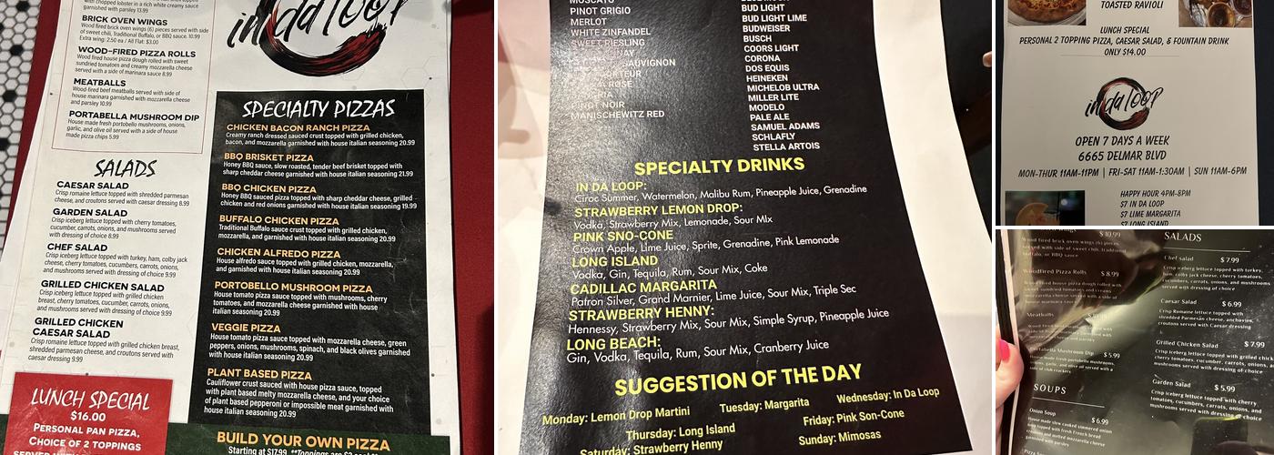 In Da Loop Menu
