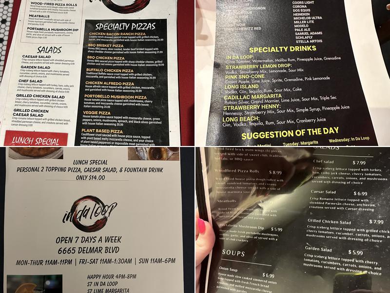 In Da Loop Menu