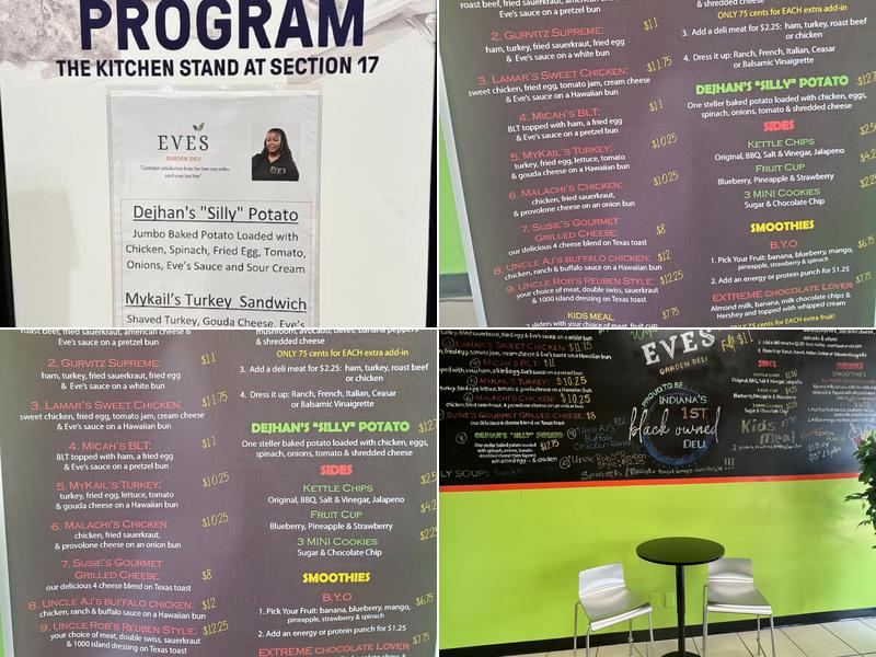 Eves Garden Deli Mobile Menu