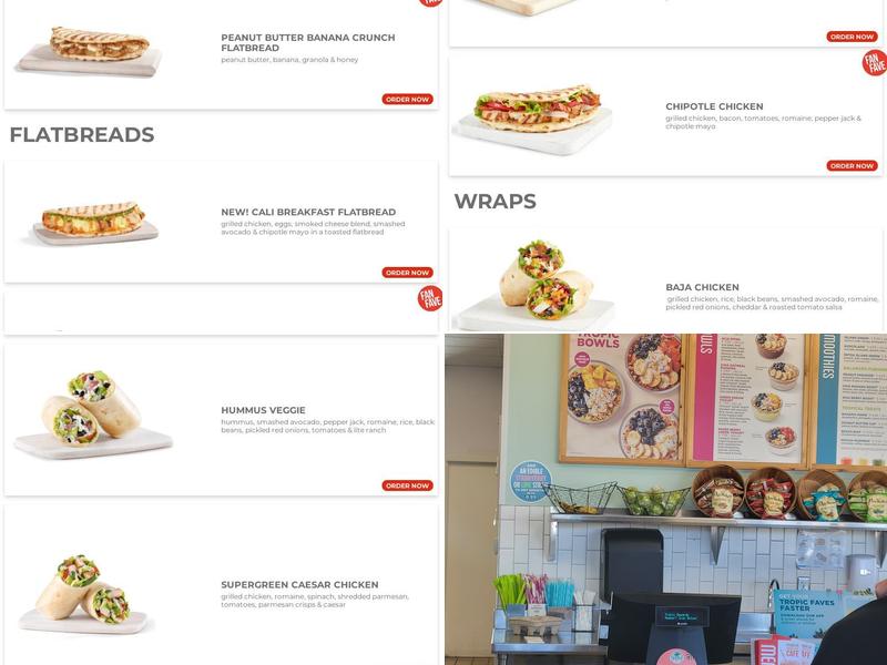 Tropical Smoothie Cafe Menu