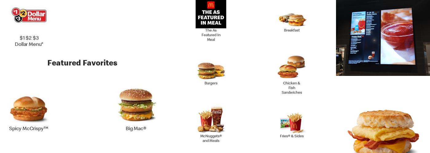 McDonald's Menu