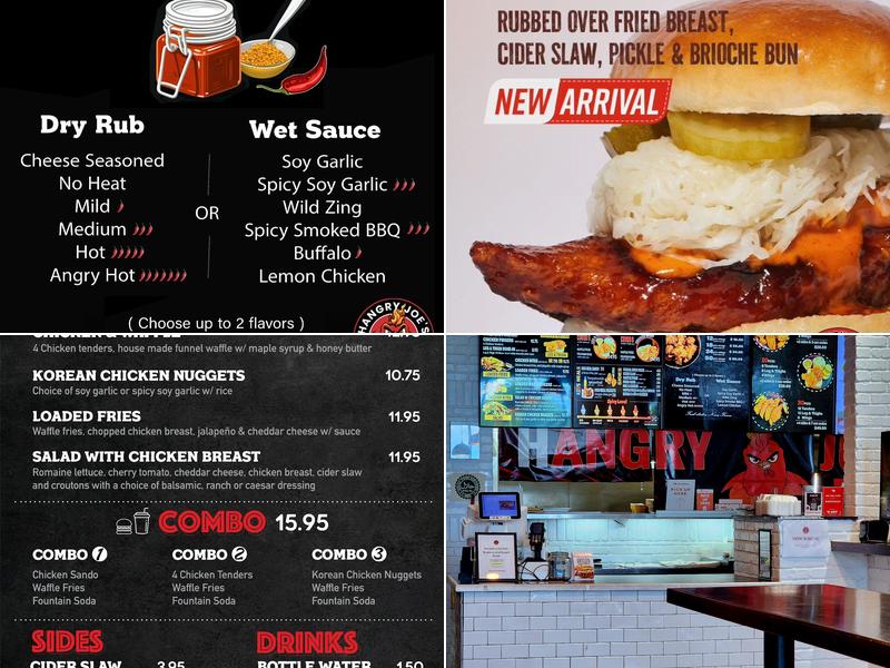 Hangry Joe's Hot Chicken & Wings Menu