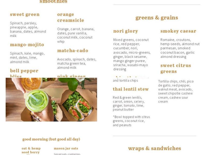 kb&co Newcastle Menu