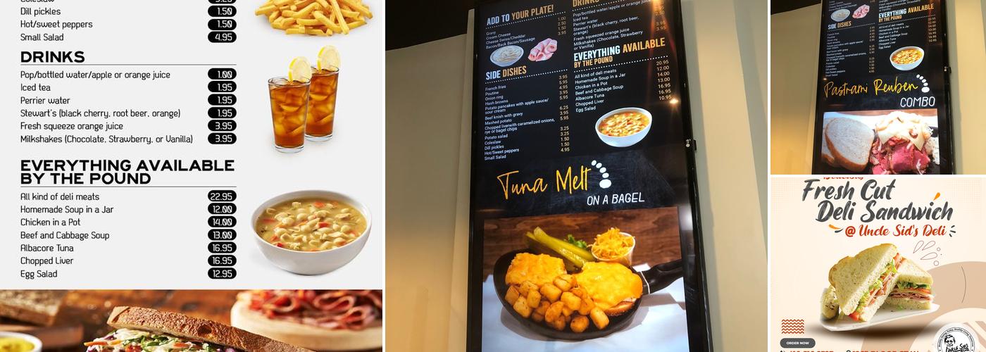 Uncle Sid's Deli Menu