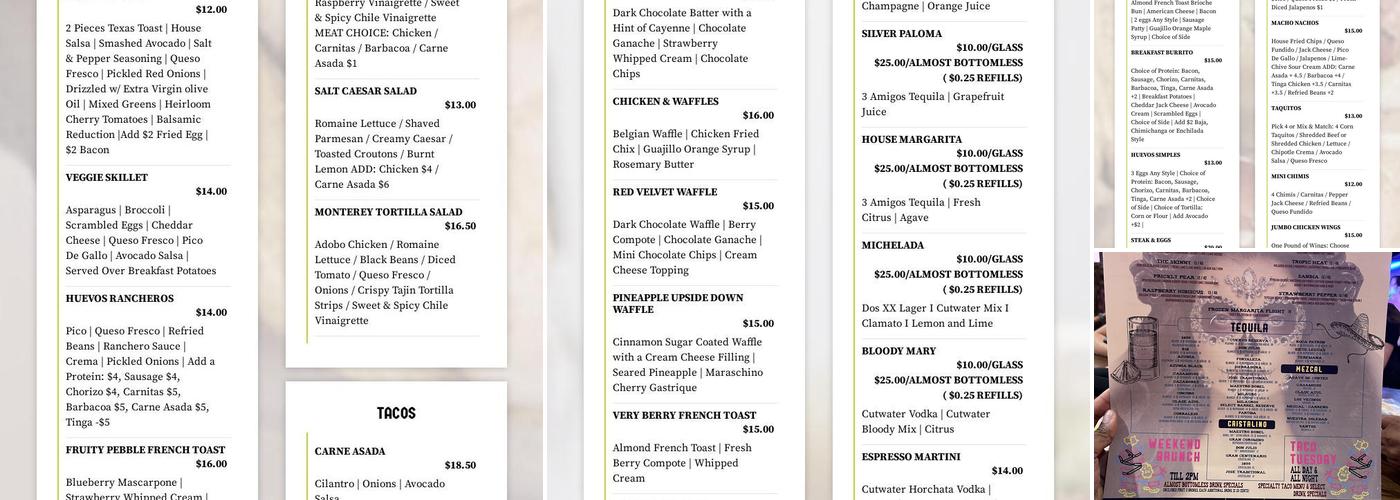 Salt Tacos ỹ Tequila - Norterra Menu