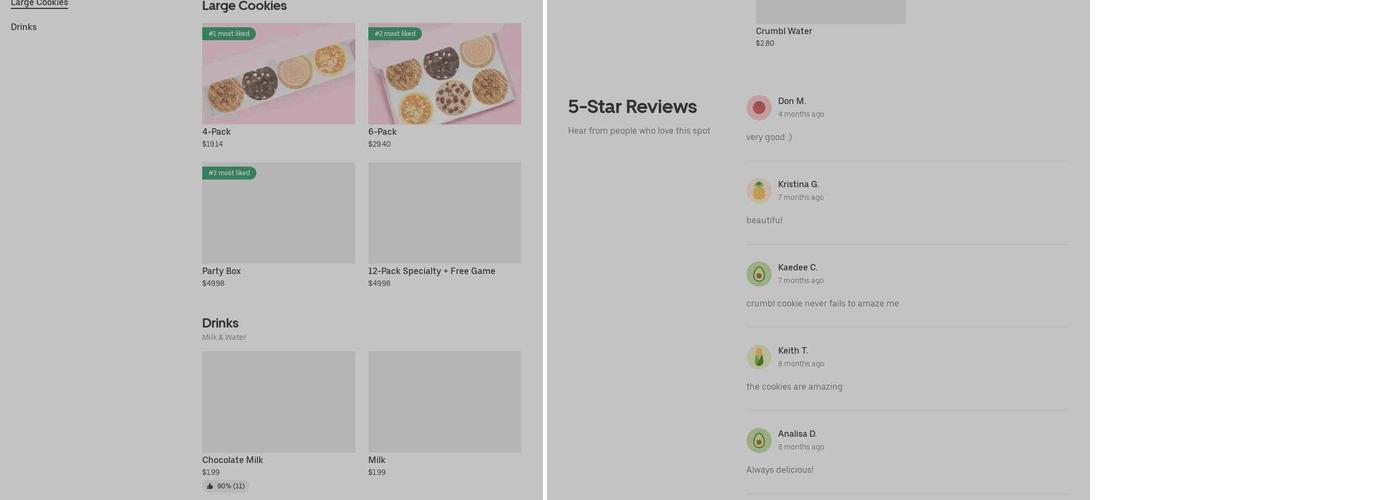 Crumbl - Apple Valley Menu