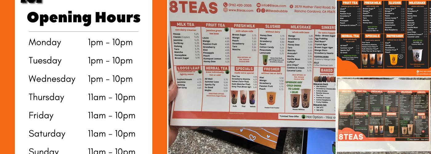8Teas Menu
