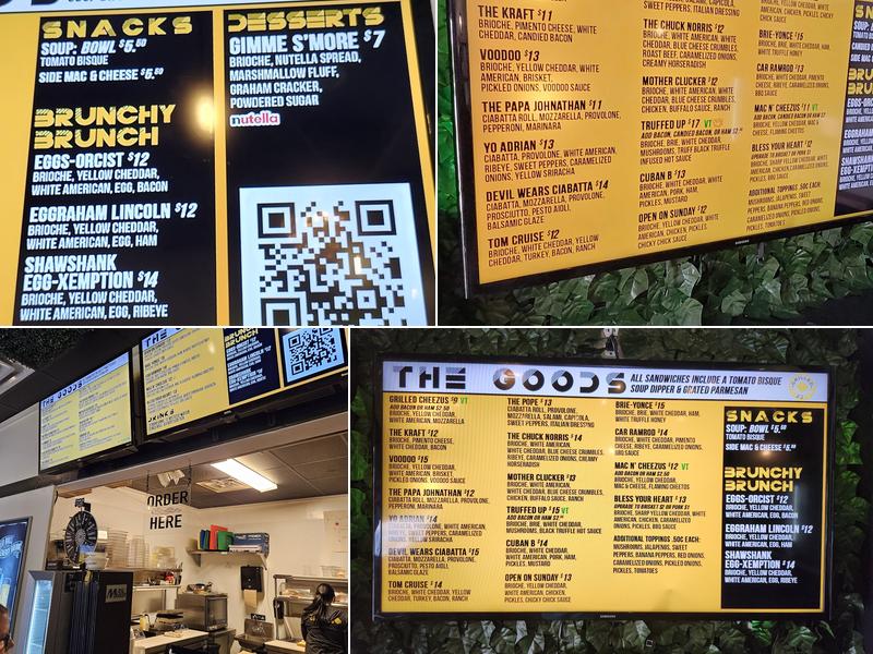 Grilled Cheezus Mills 50 Menu