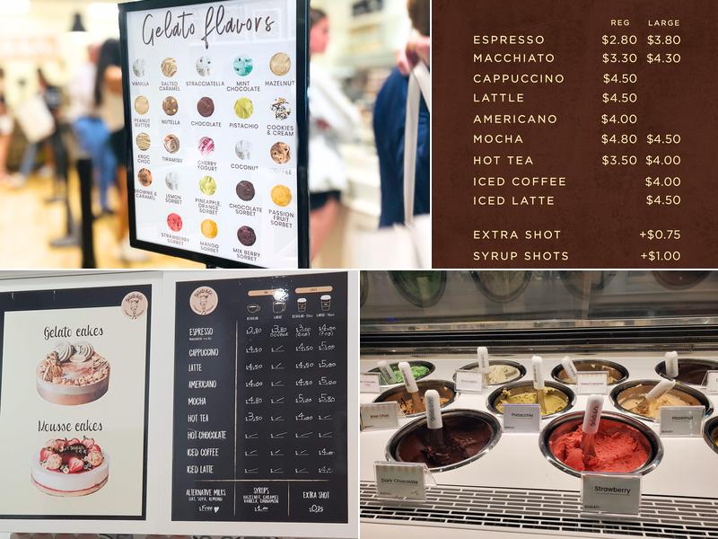 Gelato&Co. Fort Lauderdale Menu