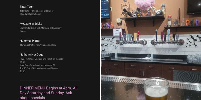 Disco Witch Brewing Menu