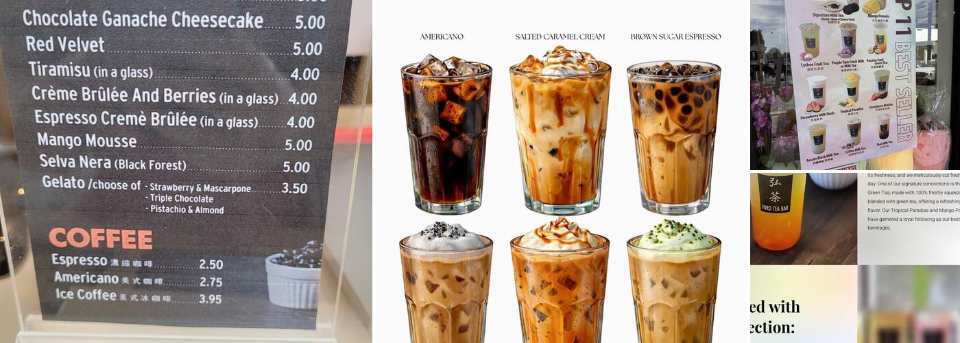Hiro Tea Bar Menu