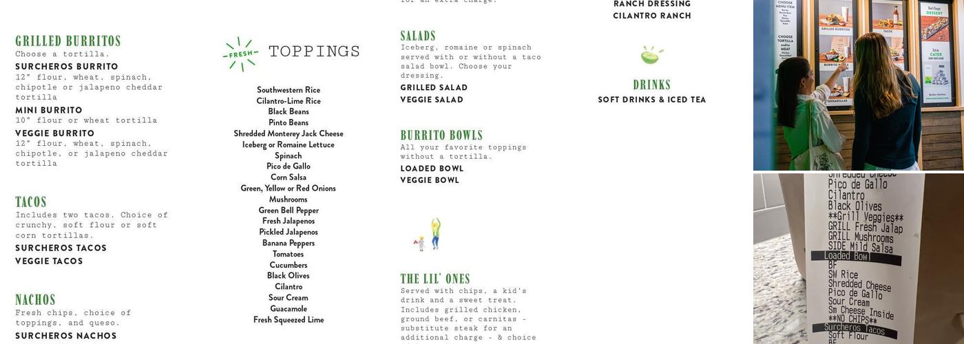 Surcheros - Alpharetta, GA Menu