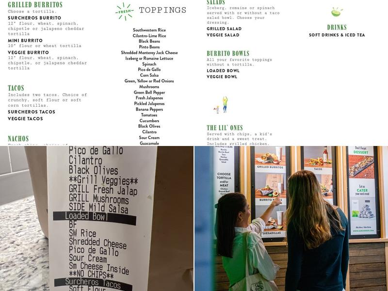 Surcheros - Alpharetta, GA Menu