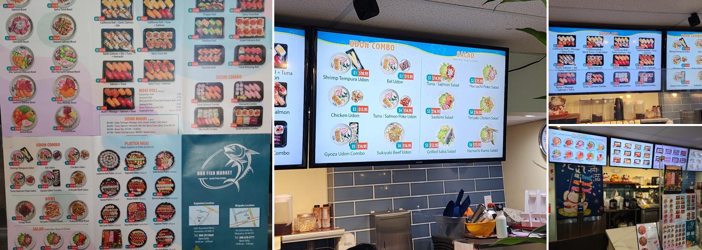 Hou Fish Market Menu