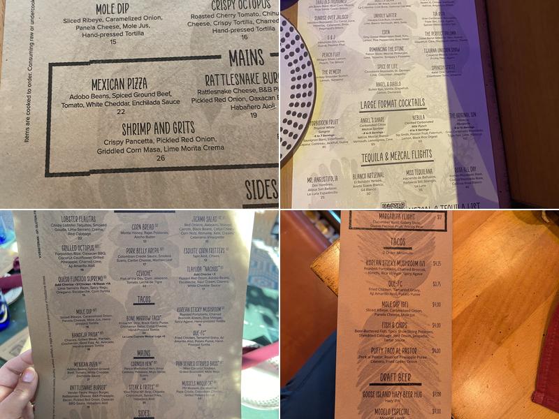 Tabu Menu