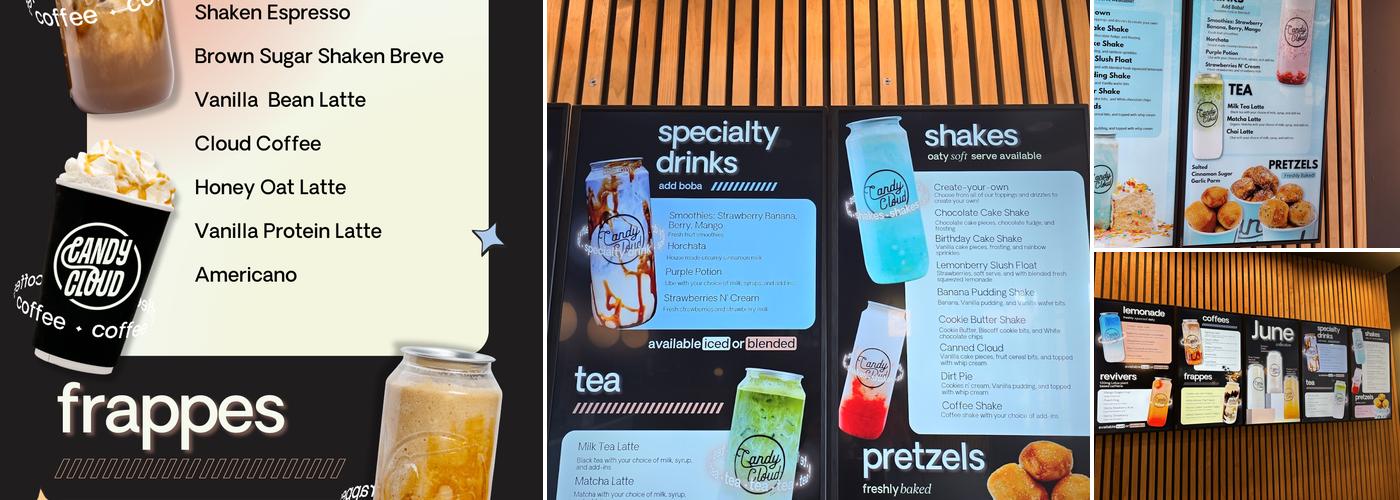 Candy Cloud - Rockford Menu