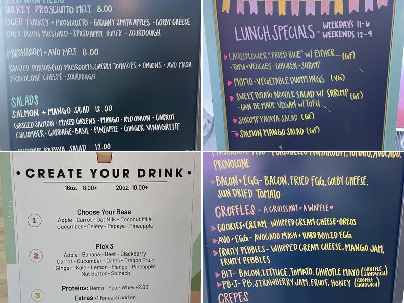 Honeydew - Bubble Tea and More Menu