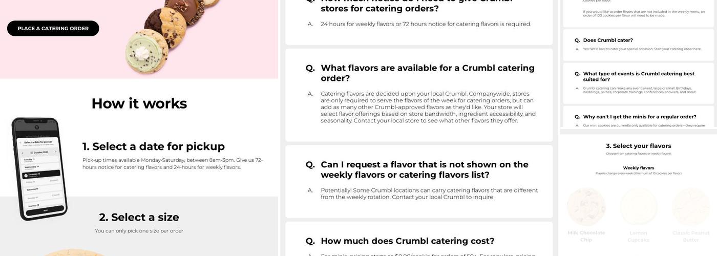 Crumbl - Gladstone Menu