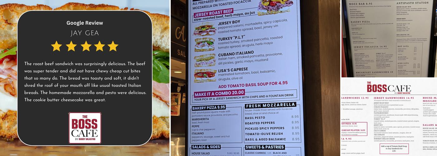 The Boss Cafe The LINQ Hotel + Experience Menu