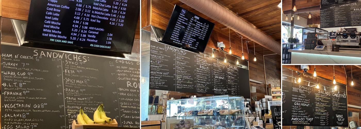 Wake cup Astoria Menu