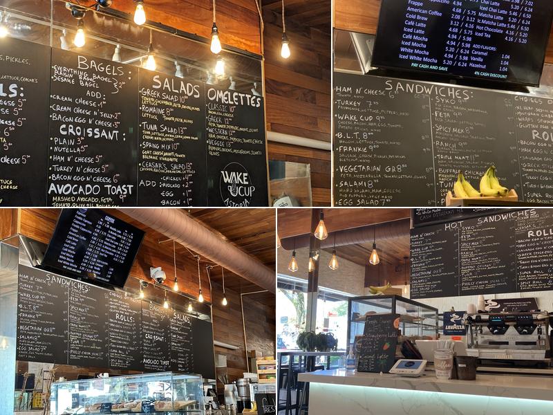 Wake cup Astoria Menu