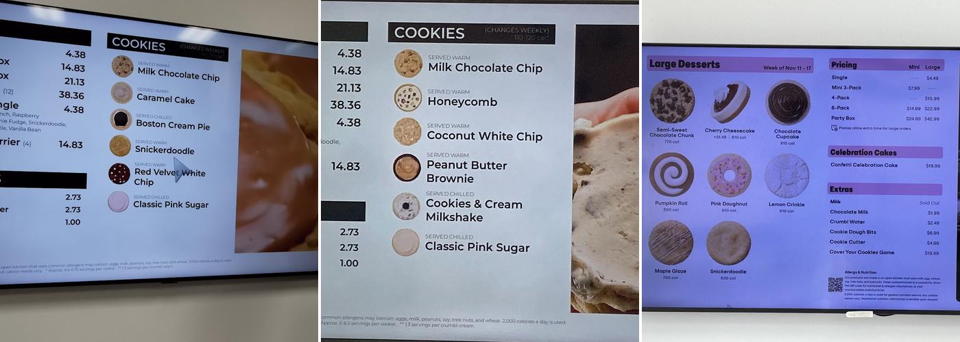 Crumbl Cookies - Broadcasting Square Menu