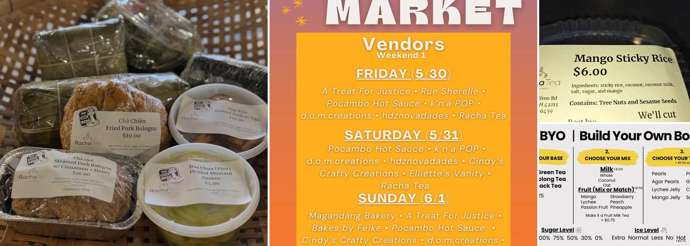 Racha Tea Boba and Desserts Menu