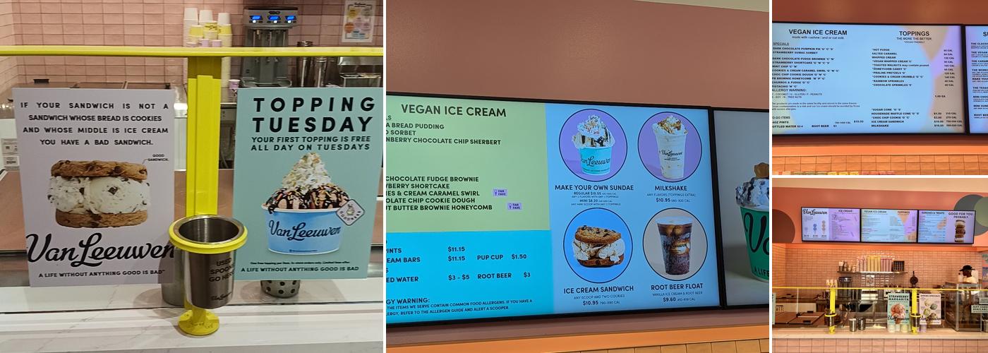 Van Leeuwen Ice Cream Menu